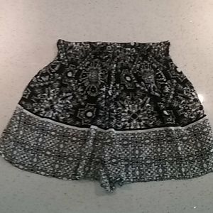 Black and White Shorts